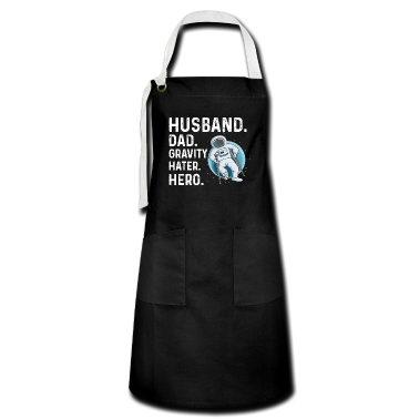 Geschenk für Ehemann Schürze - Beinbruch Spruch für deinen Ehemann mit einem