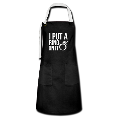 Geschenk für Ehemann Schürze - Lustiges Verlobungsgeschenk für Ehemann und Ehefrau