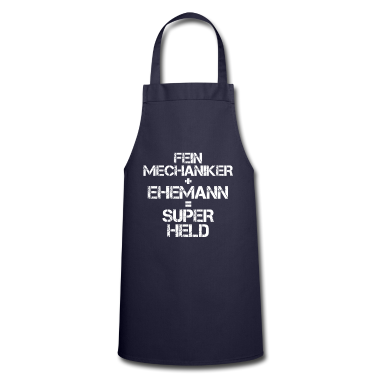 Geschenk für Ehemann Schürze - Feinmechaniker Ehemann Superheld Geschenk