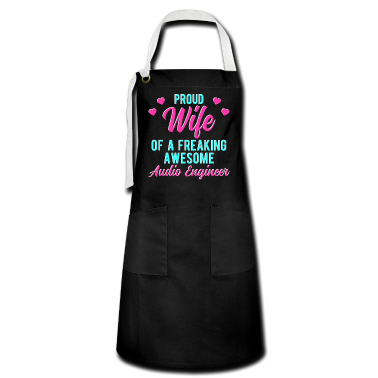Geschenk für Ehemann Schürze - Lustiges Tontechniker-Ehemann-Geschenk für