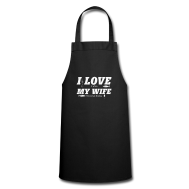 Geschenk für Ehemann Schürze - Lustige Frau Geschenk für Angeln Liebhaber Ehemann Humor