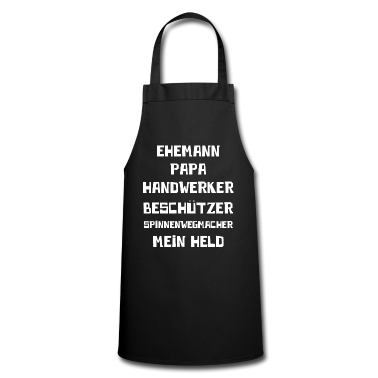 Geschenk für Ehemann Schürze - Ehemann Papa Handwerker Spinnenwegmacher Mein Held