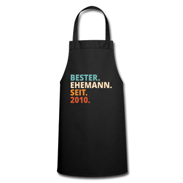 Geschenk für Ehemann Schürze - Bester Ehemann Seit 2010 Hochzeitstag