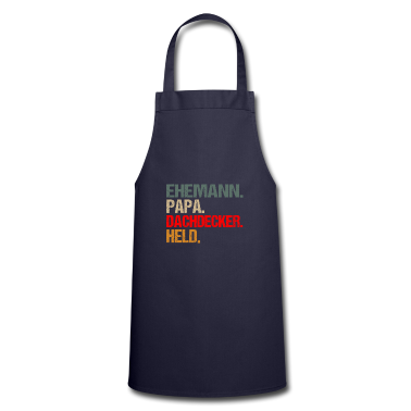 Geschenk für Ehemann Schürze - Dachdecker für Ehemann Papa Held Spruch Retro