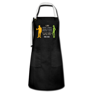 Geschenk für Ehemann Schürze - Lustiger Spruch für angehende Ehemänner