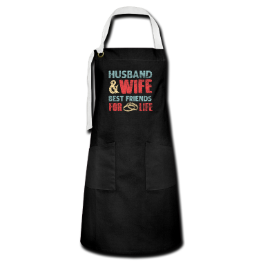 Geschenk für Ehemann Schürze - Ehefrau und Ehemann