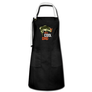 Geschenk für Ehemann Schürze - Lustiger Angler Spruch für Papa und Ehemann