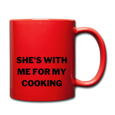 Geschenk für Ehemann Tasse - Geschenk für Ehemann Sie ist bei mir für mein Kochen