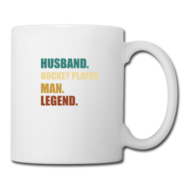 Geschenk für Ehemann Tasse - Hockey Ehemann Legende