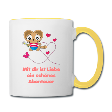 Geschenk für Ehemann Tasse - Liebesspruch für Ehemann mit Katze Kuku