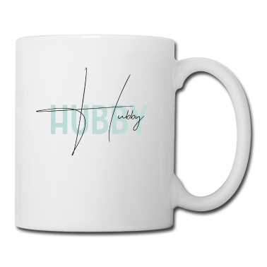 Geschenk für Ehemann Tasse - Hubby in Mint - Spruch für Ehemänner