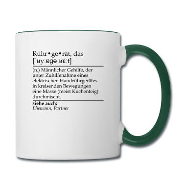 Geschenk für Ehemann Tasse - Rührgerät Definition für Ehemänner und Bäcker