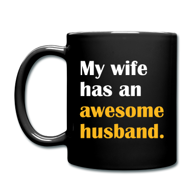 Geschenk für Ehemann Tasse - GROSSER EHEMANN - Meine Frau hat einen großartigen Ehemann