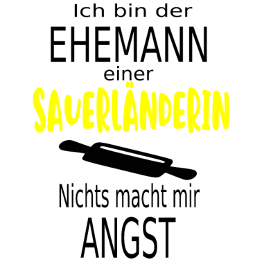 Motiv Geschenk für Ehemänner einer Sauerländerin