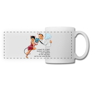 Geschenk für Ehemann Tasse - Ich betete für einen guten Ehemann