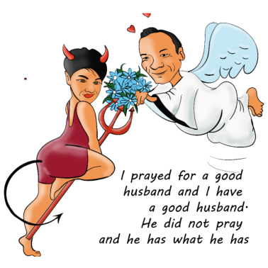 Motiv Ich betete für einen guten Ehemann