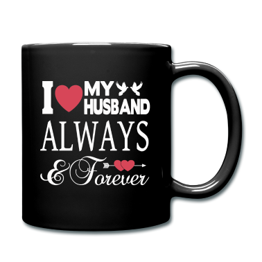 Geschenk für Ehemann Tasse - ICH LIEBE MEINEN EHEMANN FÜR IMMER!