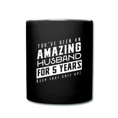 Geschenk für Ehemann Tasse - Sie sind seit 5 Jahren ein erstaunlicher Ehemann