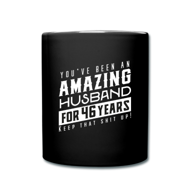 Geschenk für Ehemann Tasse - Du bist seit 46 Jahren ein erstaunlicher Ehemann