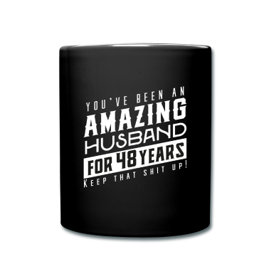 Geschenk für Ehemann Tasse - Du bist seit 48 Jahren ein erstaunlicher Ehemann