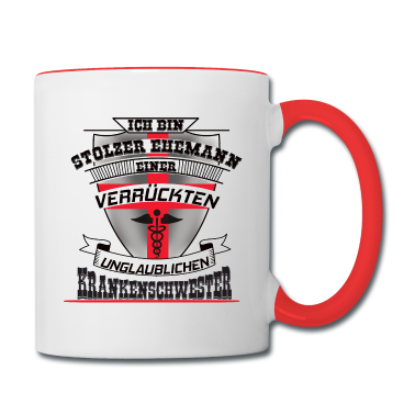 Geschenk für Ehemann Tasse - Ich bin Stolzer Ehemann Krankenschwester