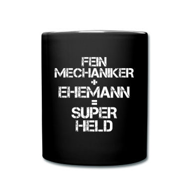 Geschenk für Ehemann Tasse - Feinmechaniker Ehemann Superheld Geschenk