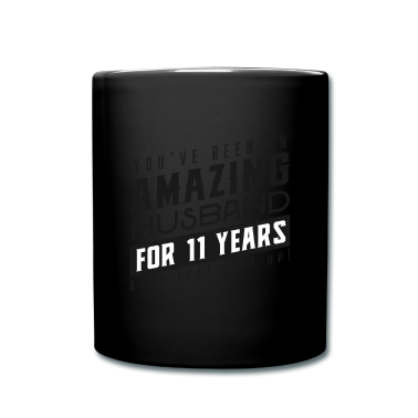 Geschenk für Ehemann Tasse - Sie sind seit 11 Jahren ein erstaunlicher Ehemann
