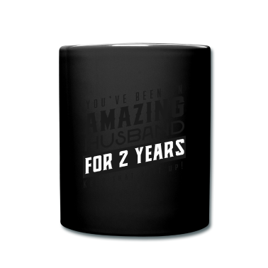 Geschenk für Ehemann Tasse - Sie sind seit 2 Jahren ein erstaunlicher Ehemann