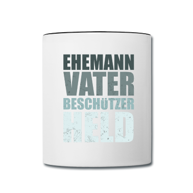 Geschenk für Ehemann Tasse - Vatertag Ehemann Held Tshirt