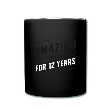 Geschenk für Ehemann Tasse - Sie sind seit 12 Jahren ein erstaunlicher Ehemann