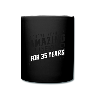 Geschenk für Ehemann Tasse - Sie sind seit 35 Jahren ein erstaunlicher Ehemann