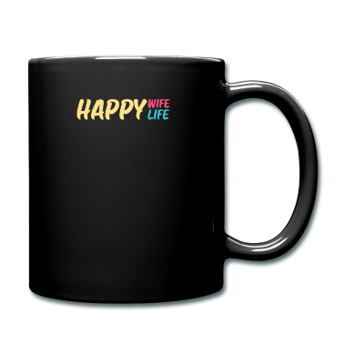 Geschenk für Ehemann Tasse - Happy Wife Life Partnerdesign für Ehemänner