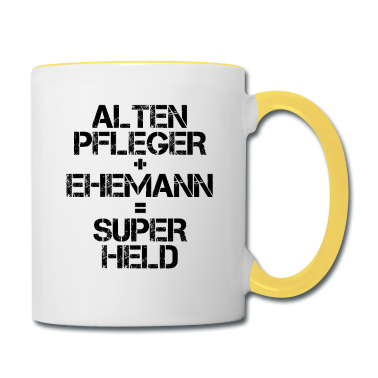 Geschenk für Ehemann Tasse - Altenpfleger Ehemann Superheld Geschenk