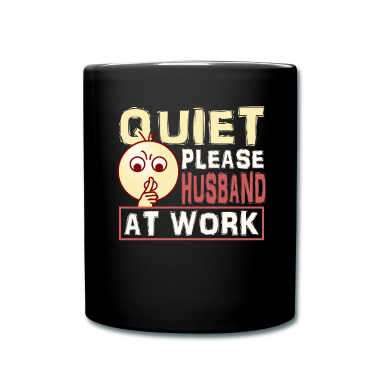 Geschenk für Ehemann Tasse - Ehemann Geschenk ruhig bitte Ehemann bei der Arbeit Ehemann