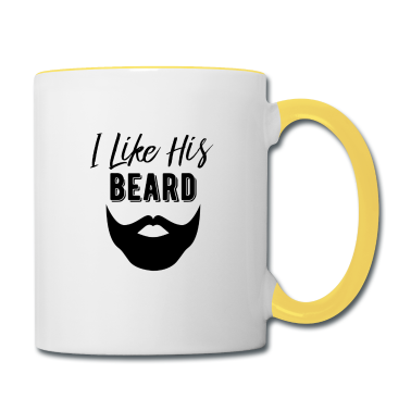 Geschenk für Ehemann Tasse - Ich mag seinen Bartentwurf, bärtiges Geschenk des Ehemanns