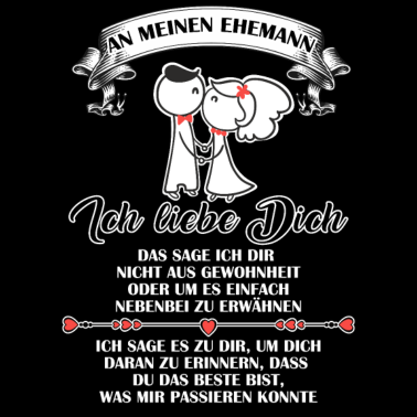 Motiv Ich liebe dich - Ehemann