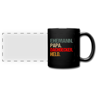 Geschenk für Ehemann Tasse - Dachdecker für Ehemann Papa Held Spruch Retro