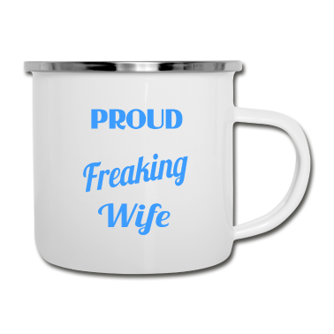 Geschenk für Ehemann Emaille Tasse - Geschenk für stolzen Ehemann