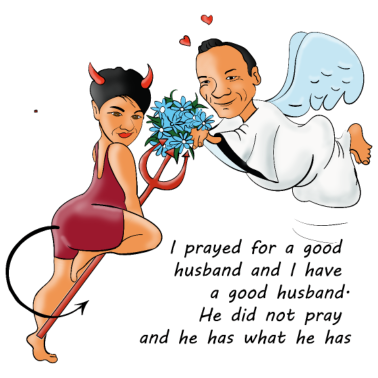 Motiv Ich betete für einen guten Ehemann