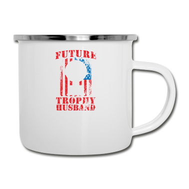 Geschenk für Ehemann Emaille Tasse - Lustiges Amerika Pokal für Ehemann Geschenke Shirt