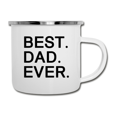Geschenk für Ehemann Emaille Tasse - Beste. Papa. Je. Geschenke für Väter, Ehemänner, Söhne ...