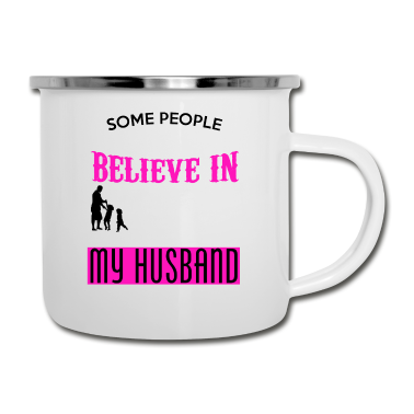 Geschenk für Ehemann Emaille Tasse - Ehemann / Ehefrau Geschenk - Held