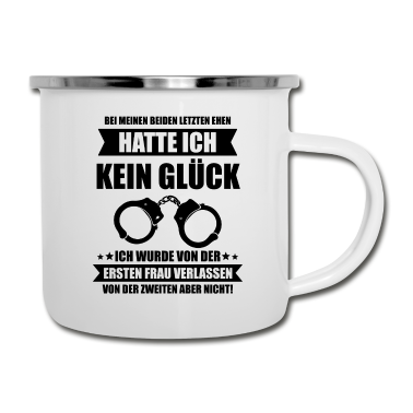 Geschenk für Ehemann Emaille Tasse - Scheidung Party Scheidungsparty Ehemann Geschenk