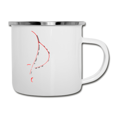 Geschenk für Ehemann Emaille Tasse - Lustiges Funshirt Spruch Design für den Ehemann