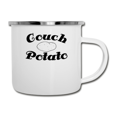 Geschenk für Ehemann Emaille Tasse - Geschenk für Mann Ehemann Vater Papa Serienjunkie