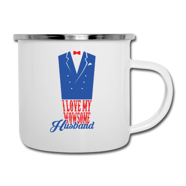 Geschenk für Ehemann Emaille Tasse - Mein großartiger Ehemann