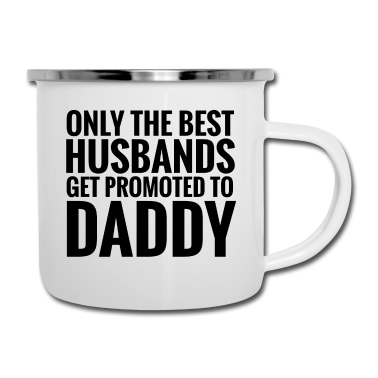 Geschenk für Ehemann Emaille Tasse - Cooler bester Ehemann. Geschenke für New Daddy.Super Hubby