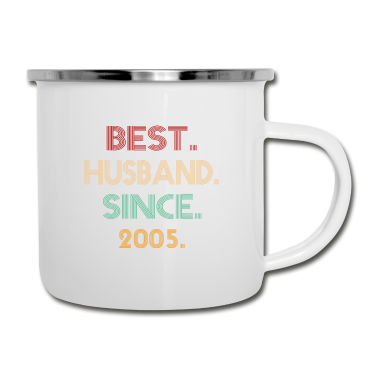 Geschenk für Ehemann Emaille Tasse - 16. Hochzeit Jahrestag Geschenk Shirt / bester Ehemann