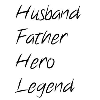 Motiv Ehemann, Vater, Held, Legende