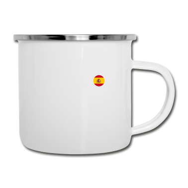 Geschenk für Ehemann Emaille Tasse - Ehemann Spanien Great Again